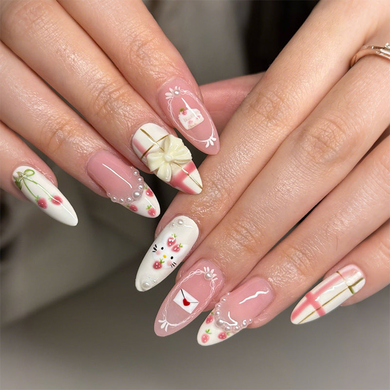 Decorative Designer Press-On Nail Art Set Kalsten