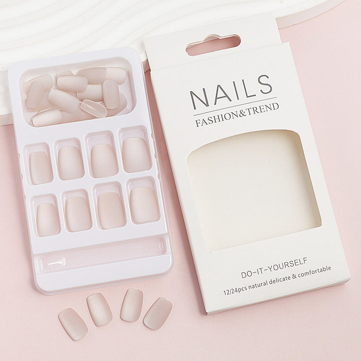 DIY French Tip Nail Set Kalsten