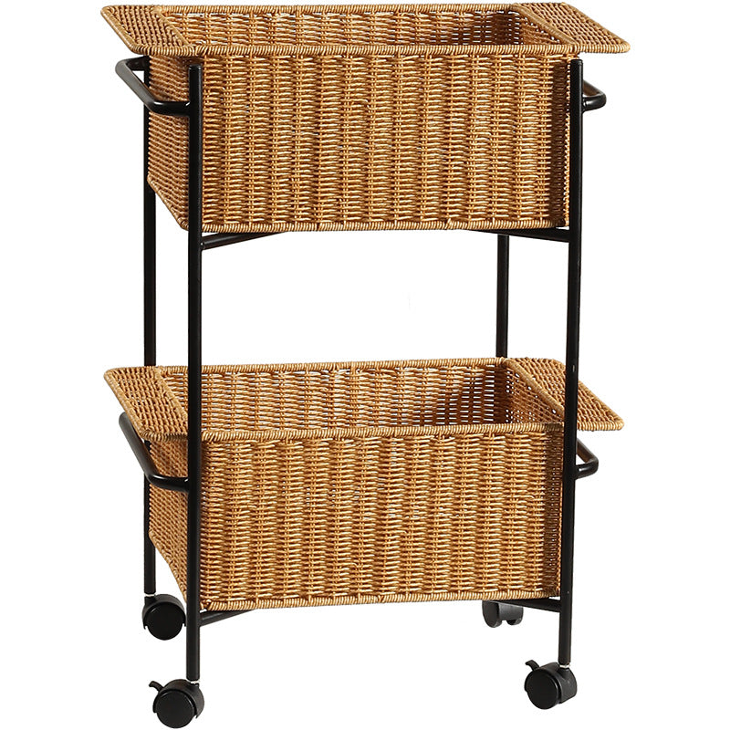 Large Handcrafted Woven Storage Bin Kalsten