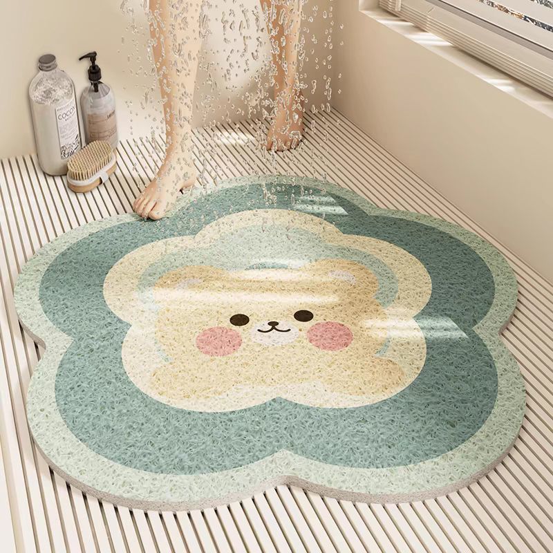 Floral Shaped Bath Mat Kalsten