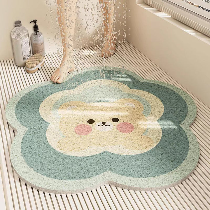 Floral Shaped Bath Mat Kalsten