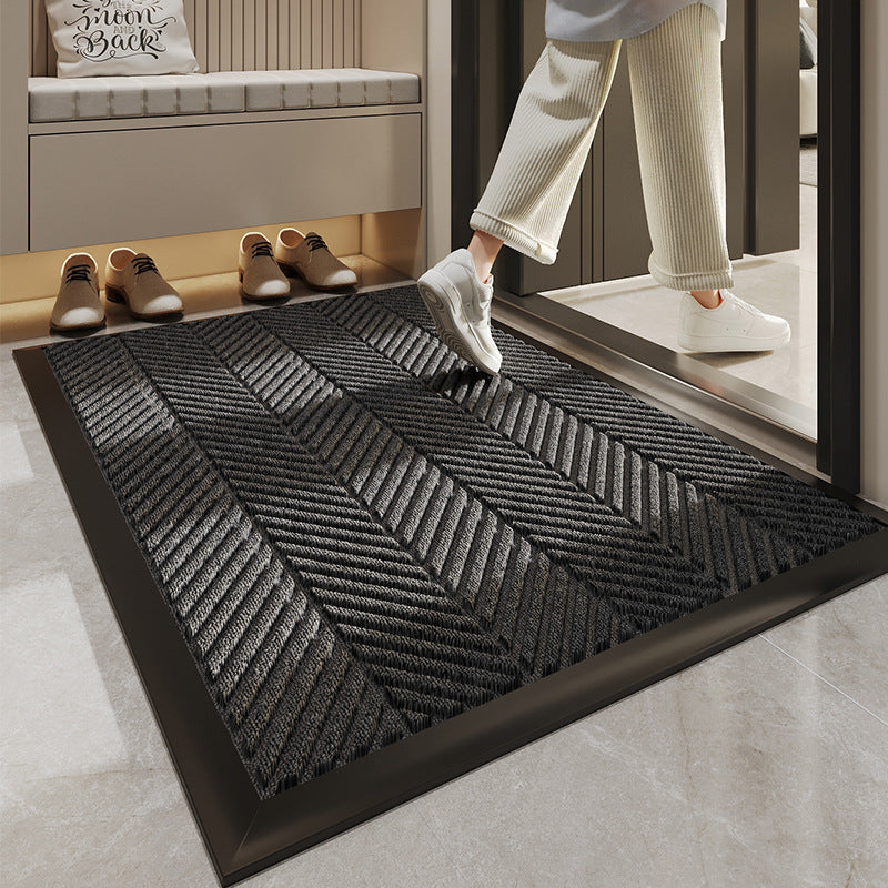 Striped Indoor Non-Slip Entrance Mat