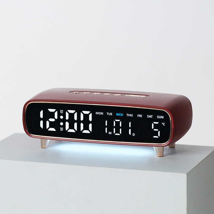 Digital alarm clock with multifunctional temperature and date display Kalsten