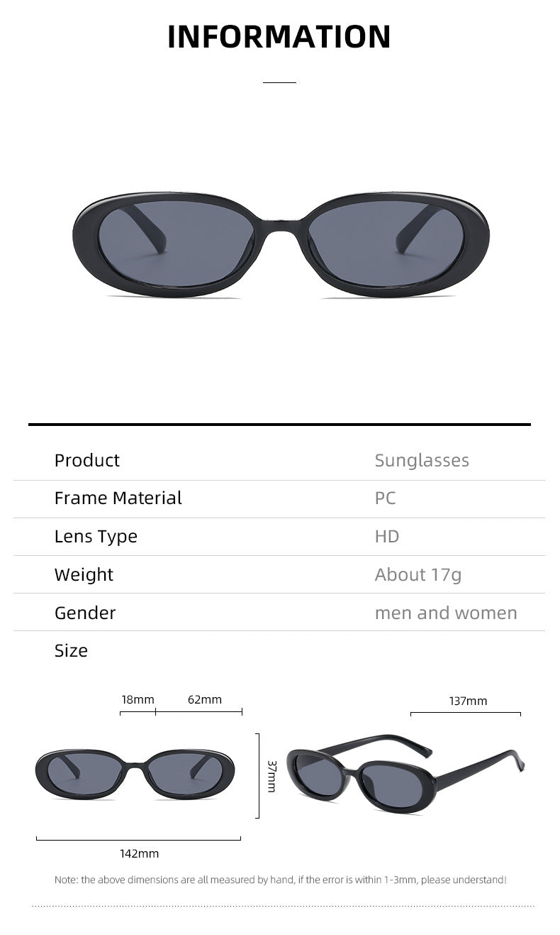Women's sunglasses in elegant oval design with UV protection Kalsten