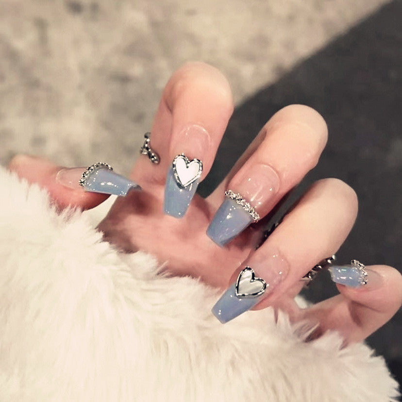 Decorative Floral Press-On Nail Art Set Kalsten