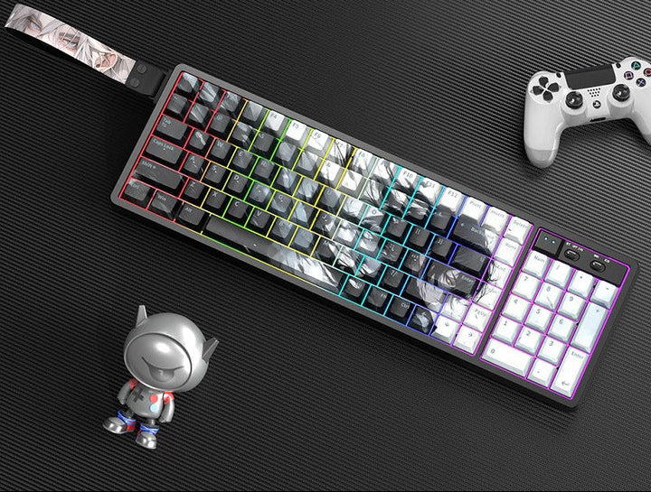 Customizable RGB Gaming Keyboard with Artistic Keycaps Kalsten