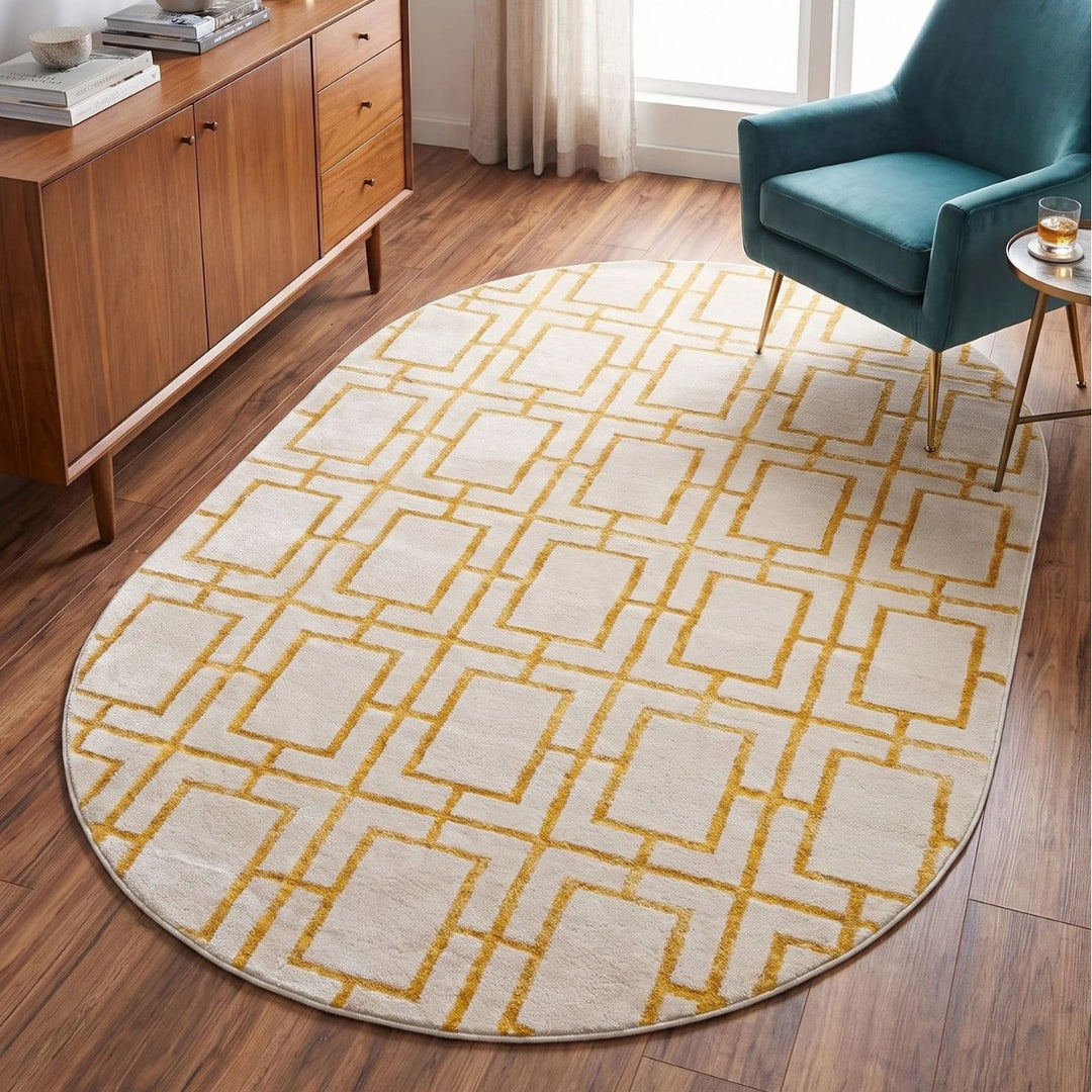 Geometric Patterned Area Rug