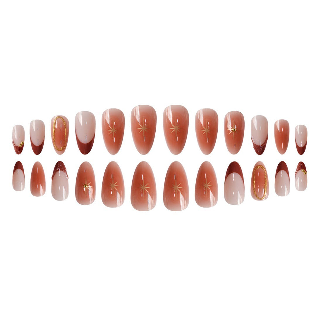 Artistic Gradient Press-On Nails Kalsten