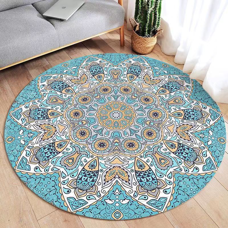 Bohemian Geometric Pattern Area Rug Kalsten