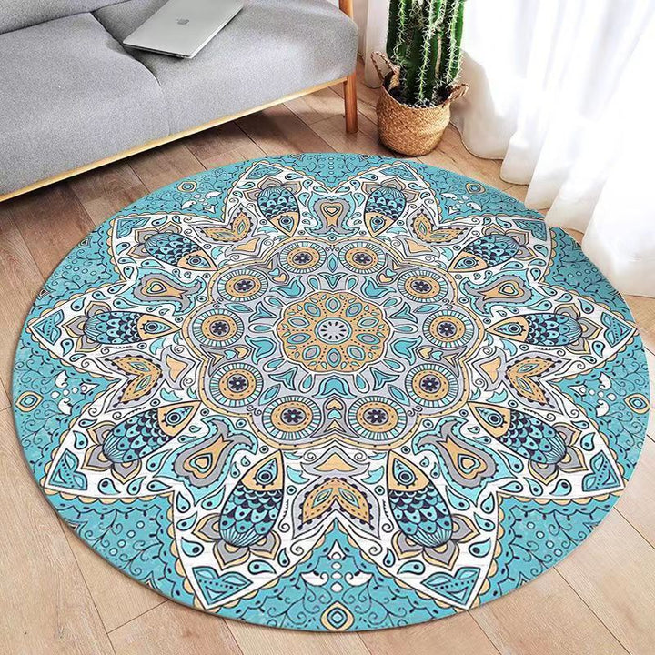 Bohemian Geometric Pattern Area Rug Kalsten