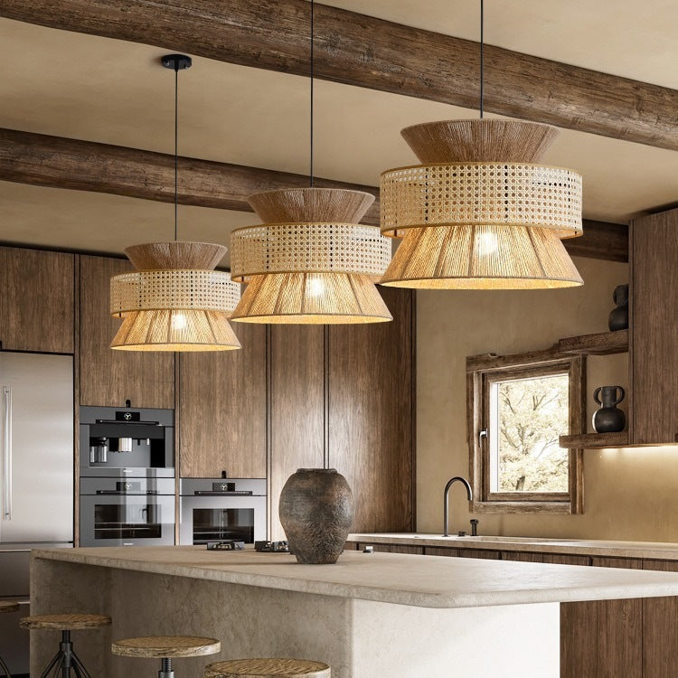 Modern Woven Pendant Light