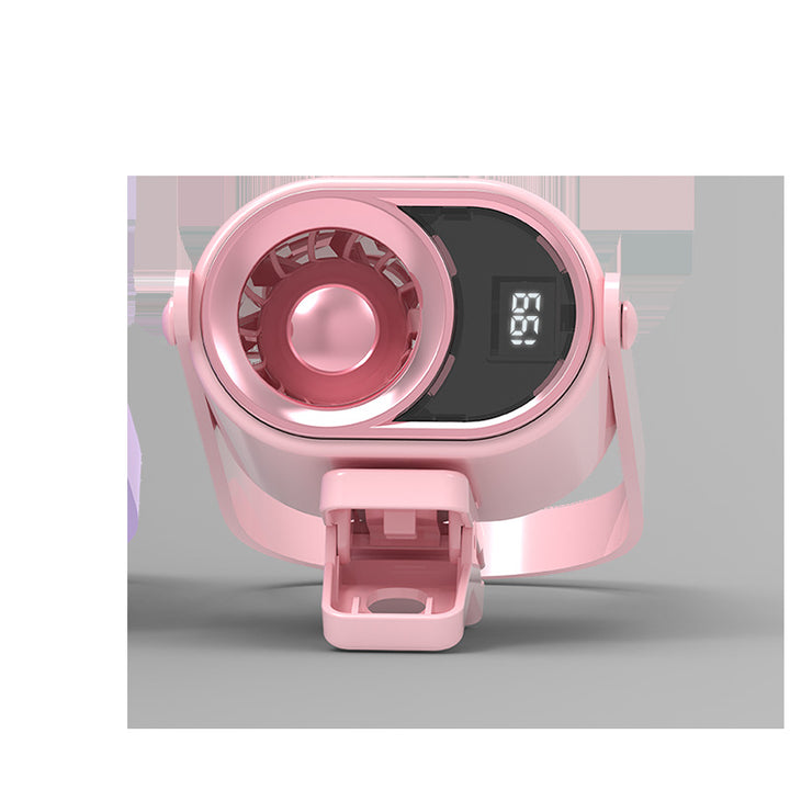 Unisex Portable Battery Fan with Digital Speed Display Kalsten