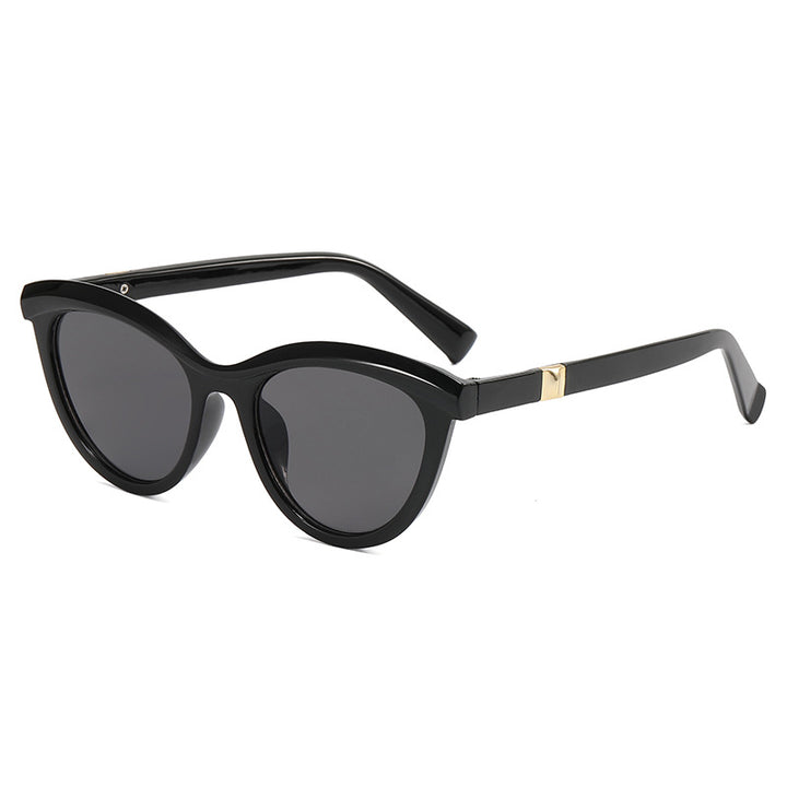 Ladies elegant Cat-Eye sunglasses with stylish metal frame Kalsten