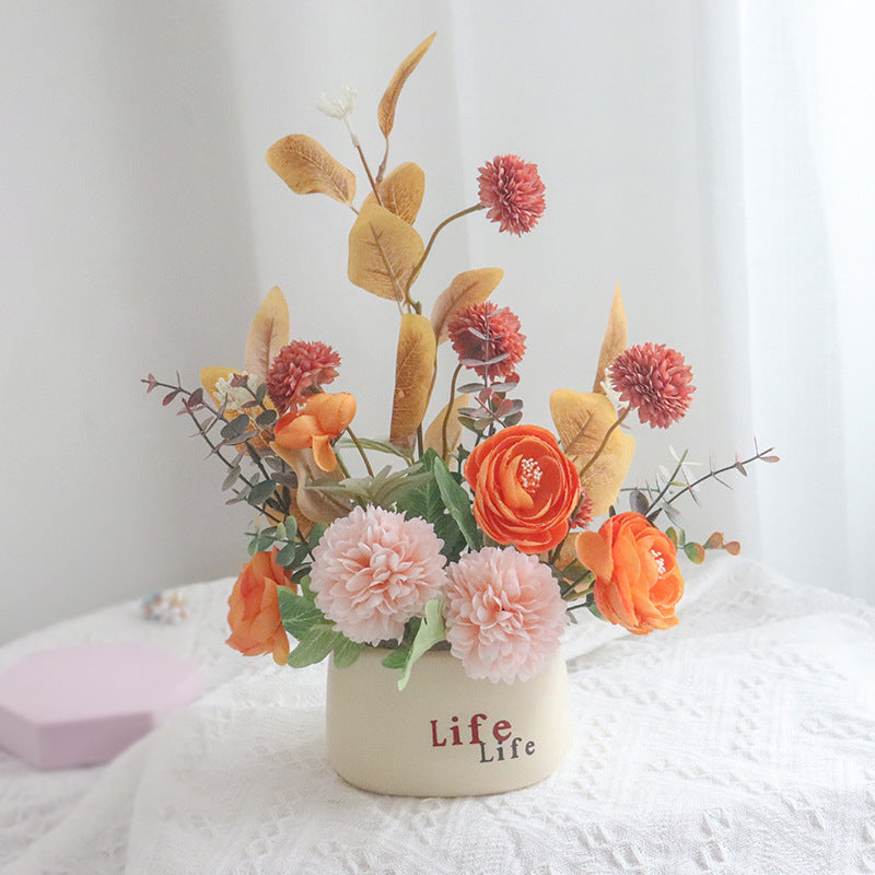 Decorative Floral Arrangement for Tabletop Decor