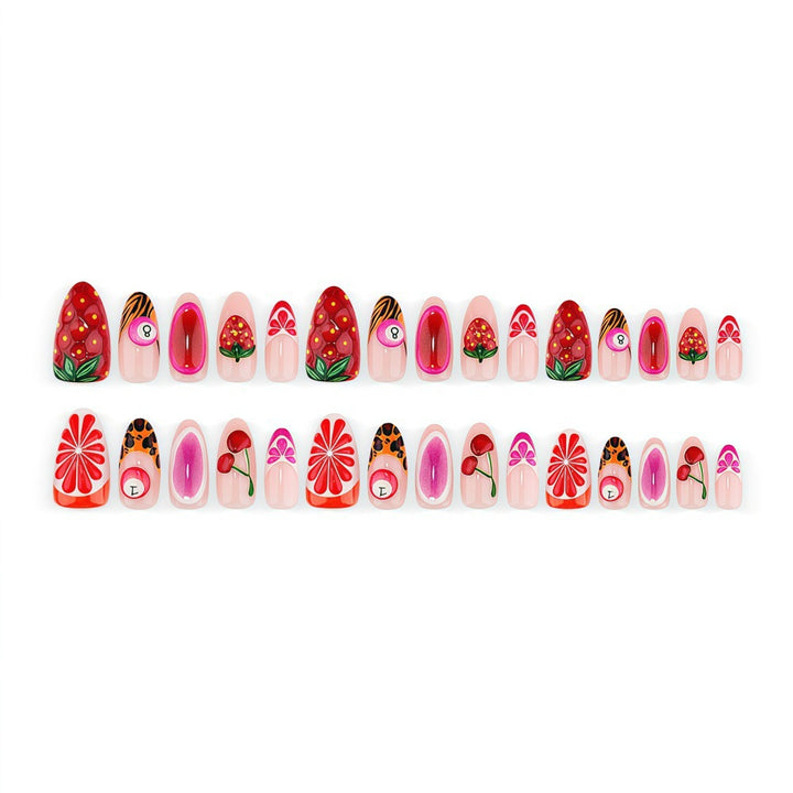 Creative Fruit Nail Art with Colorful Designs Kalsten