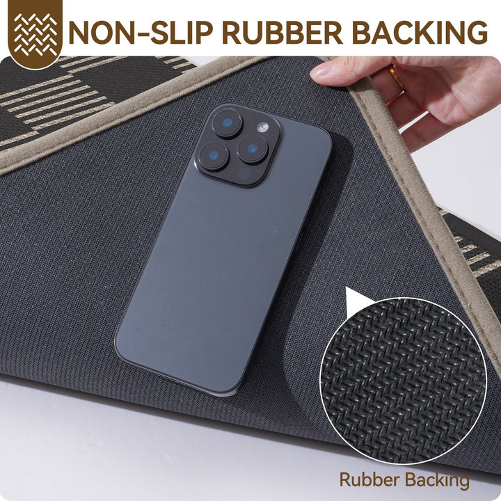 Stylish Checkered Indoor Area Rug