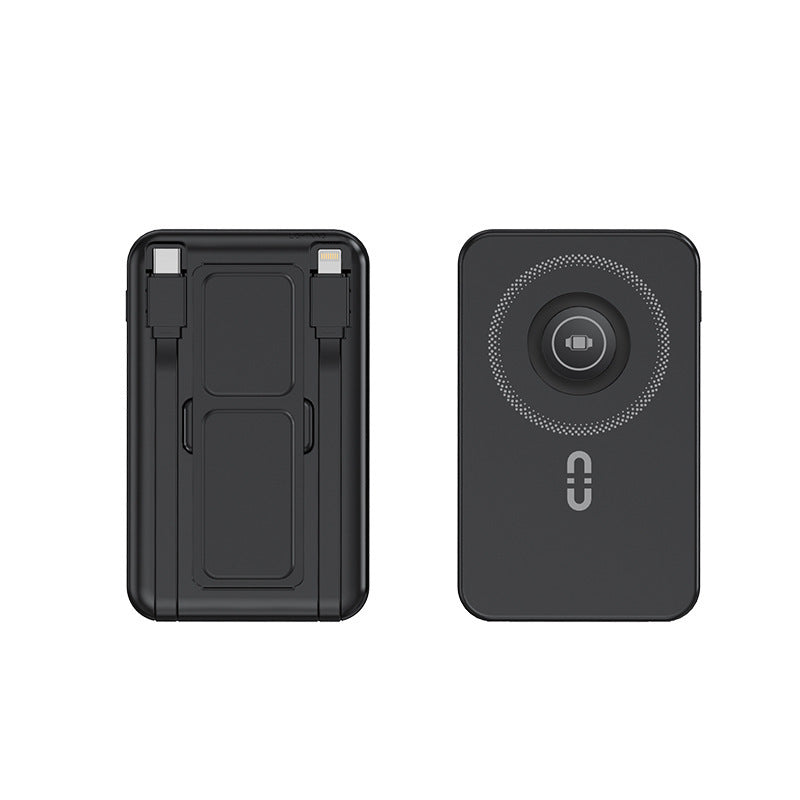 Multifunctional portable charger with wireless and integrated fast charging function Kalsten