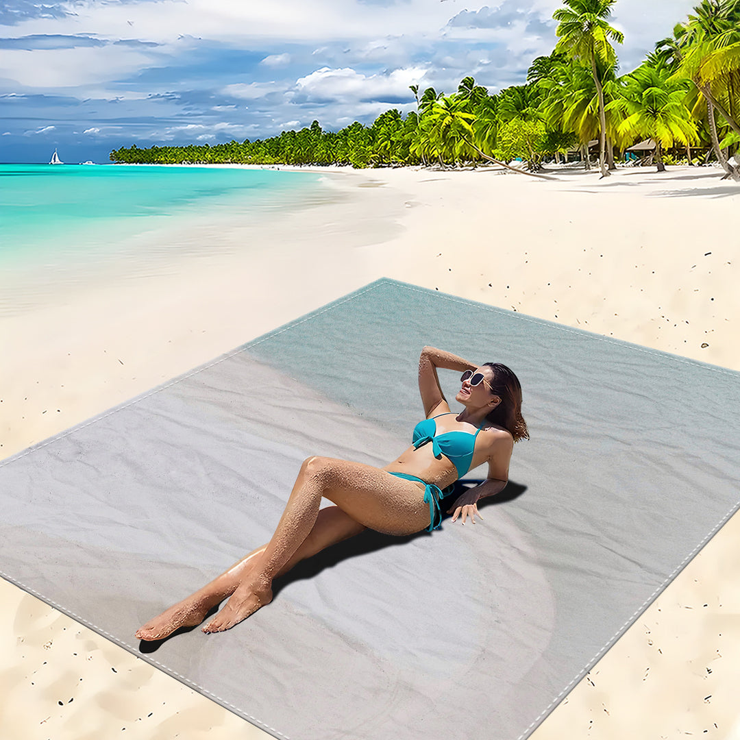 Mandala Design Beach Mat Kalsten
