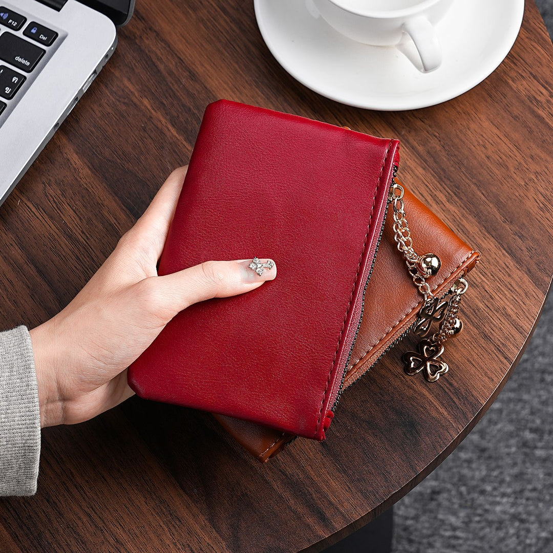 Compact Leather Coin Wallet
