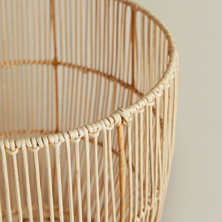 Handmade storage basket made of rattan Kalsten