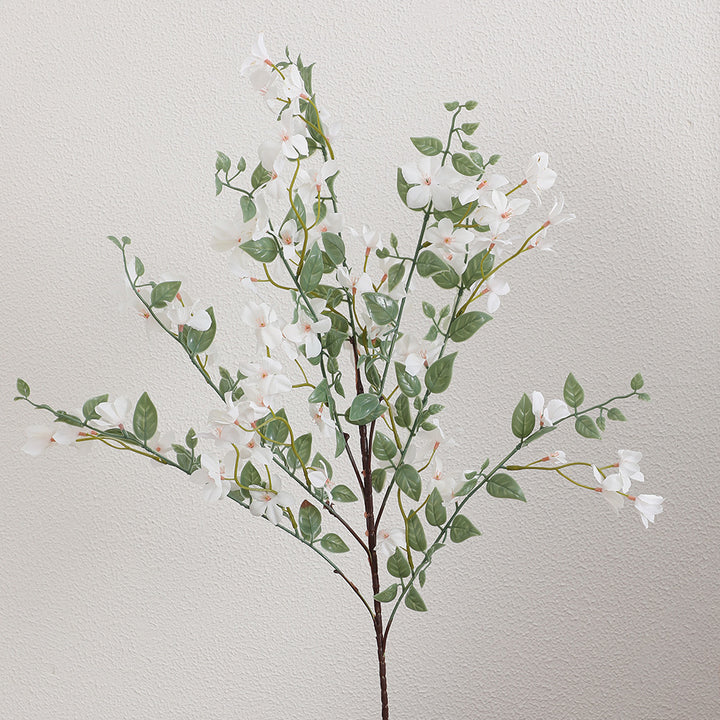 Artificial bouquet with delicate flowers