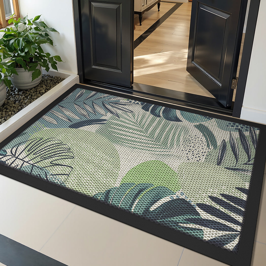 Decorative Geometric Entrance Mat Kalsten