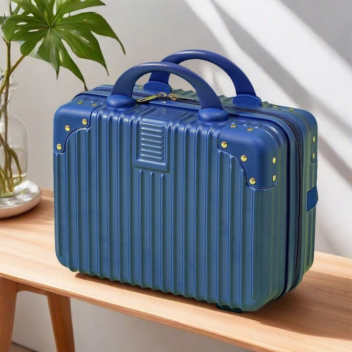 Hard-shell carry-on suitcase with secure lock and innovative design Kalsten