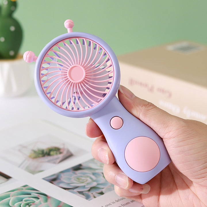 Unisex nan compact rechargeable quiet handheld fan with adjustable tilt Kalsten