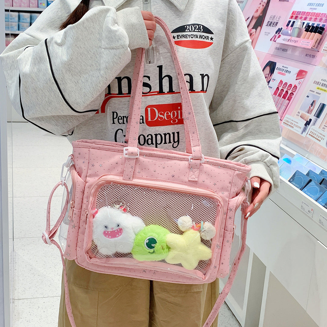 Cute Transparent Organizer Crossbody Bag Kalsten