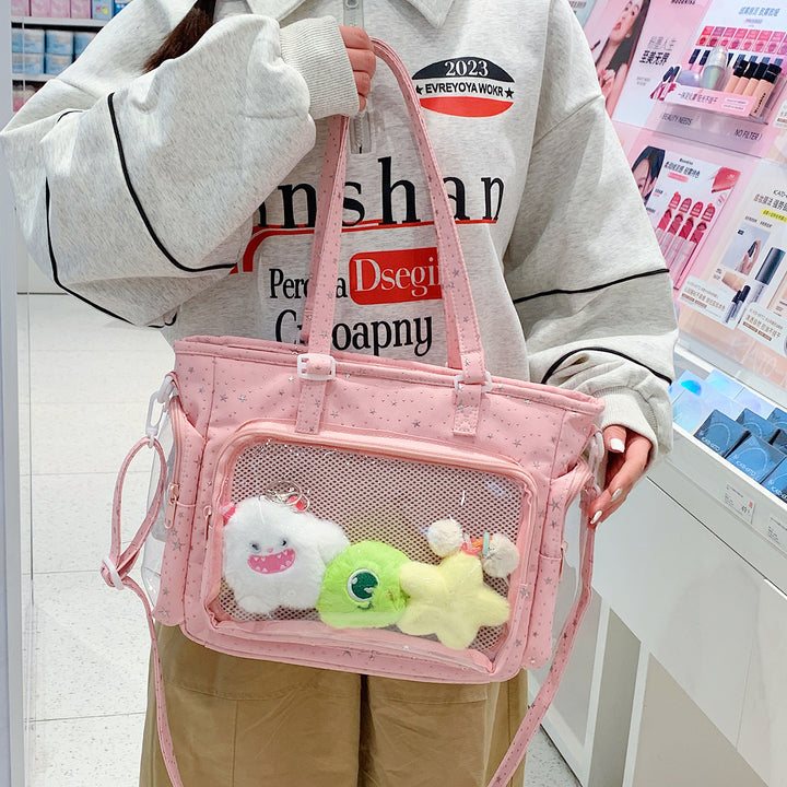 Cute Transparent Organizer Crossbody Bag Kalsten