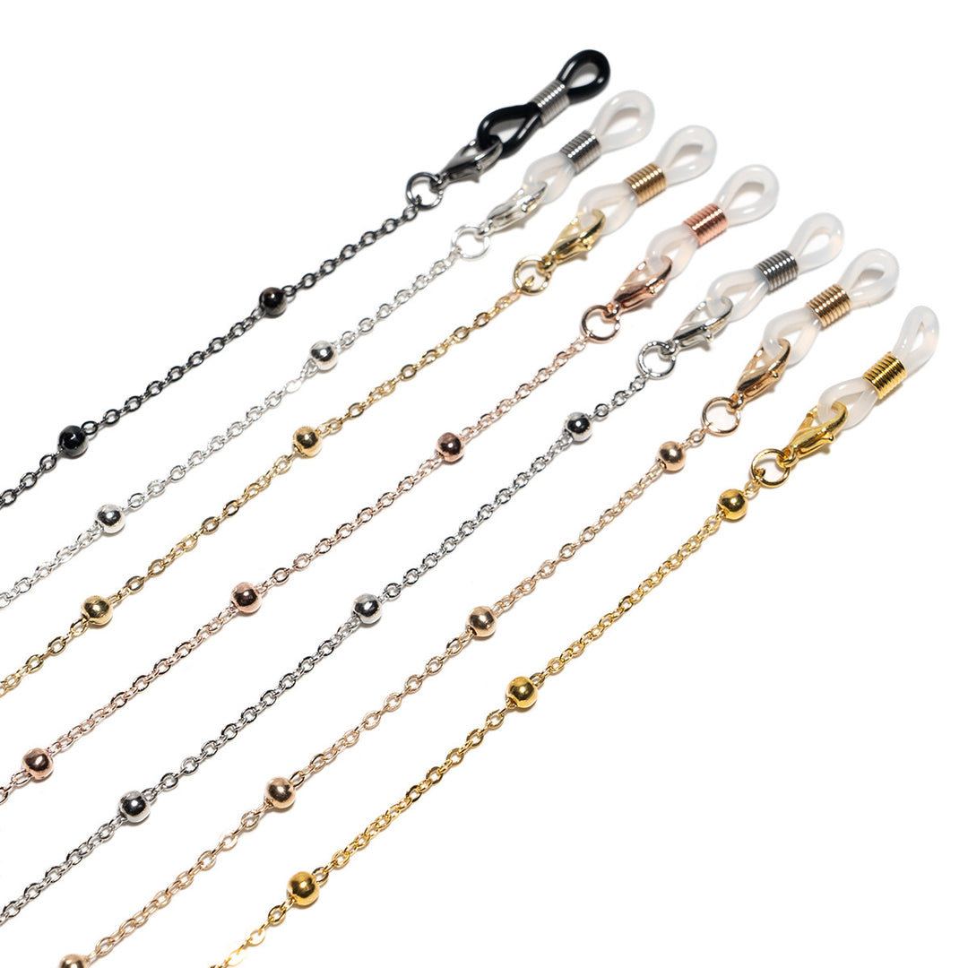 Beaded Eyewear Chain with Secure Clasps kalsten