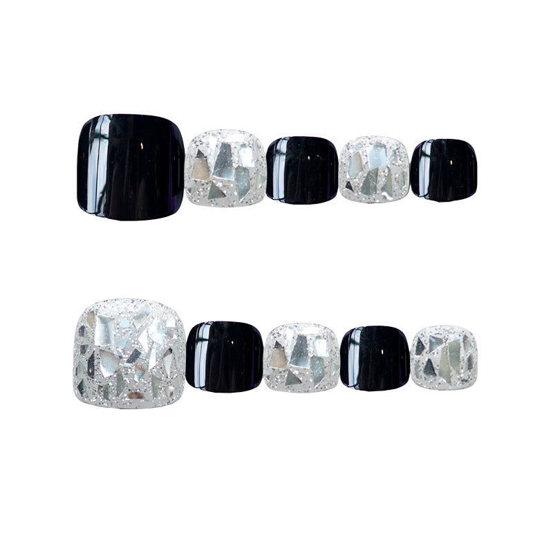 Artistic Press-On Toenails Set