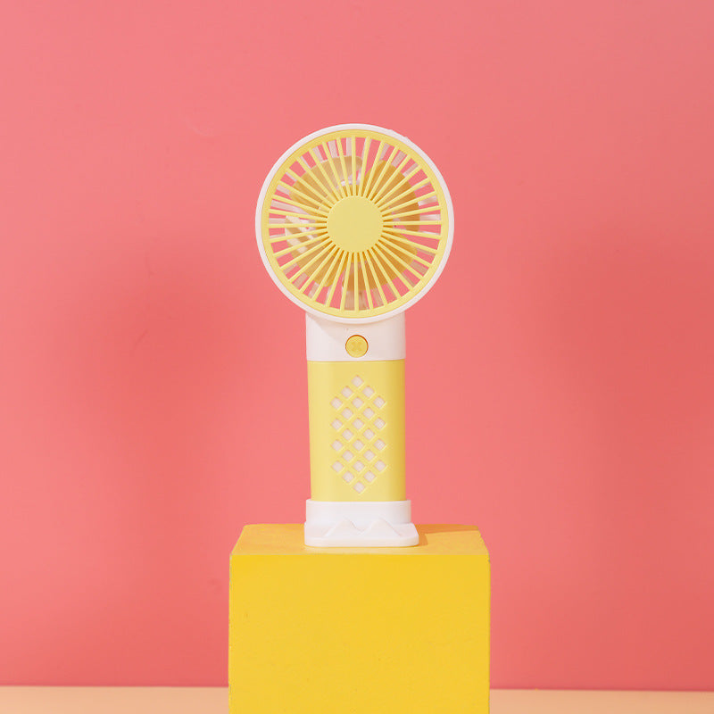 Women Portable Hand Fan with Ergonomic Handle and Adjustable Tilt Angle Kalsten