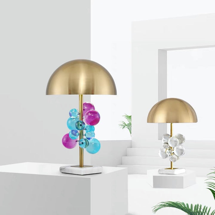 Luxurious Modern Glass Bubble Accent Lamp