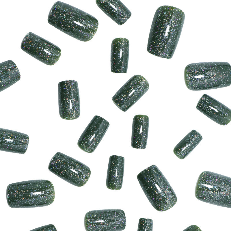 Glittering Press-On Nails Kalsten