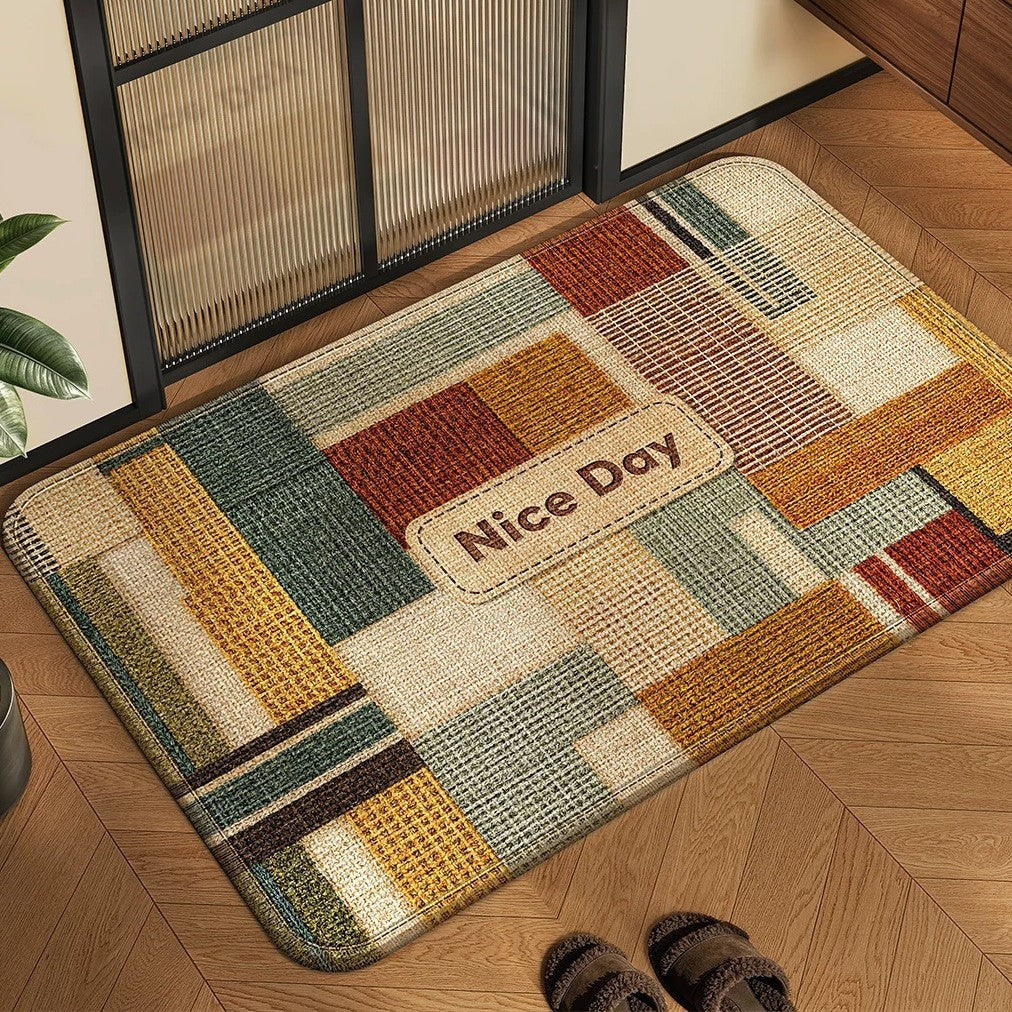 Cozy Patchwork Bath Mat Kalsten
