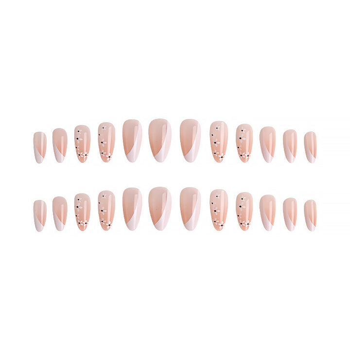 Artistic Nail Tips with Floral Accents Kalsten