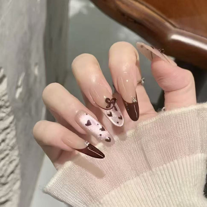 Artistic French Tip Nail Art