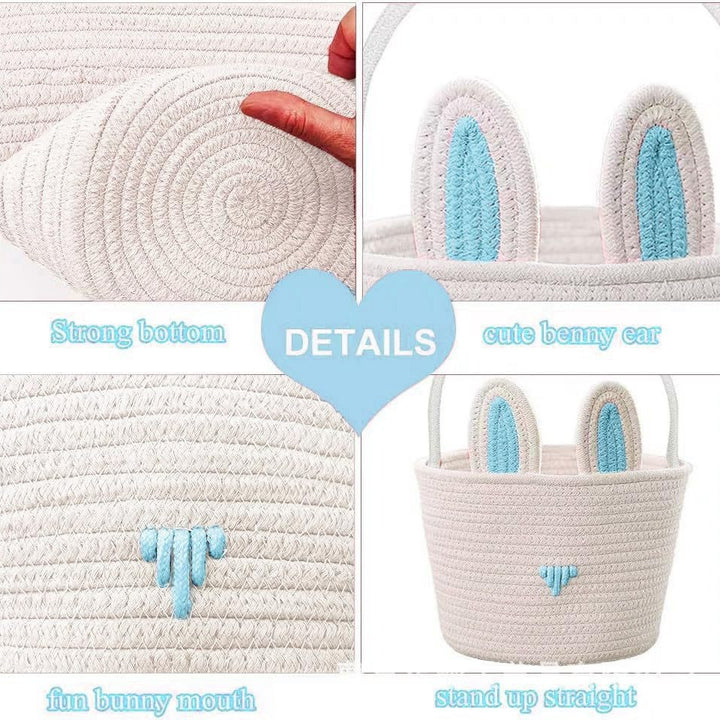 Playful Storage Basket in Rabbit Design Kalsten