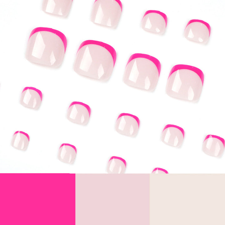Artful foot nail design with modern color accents Kalsten