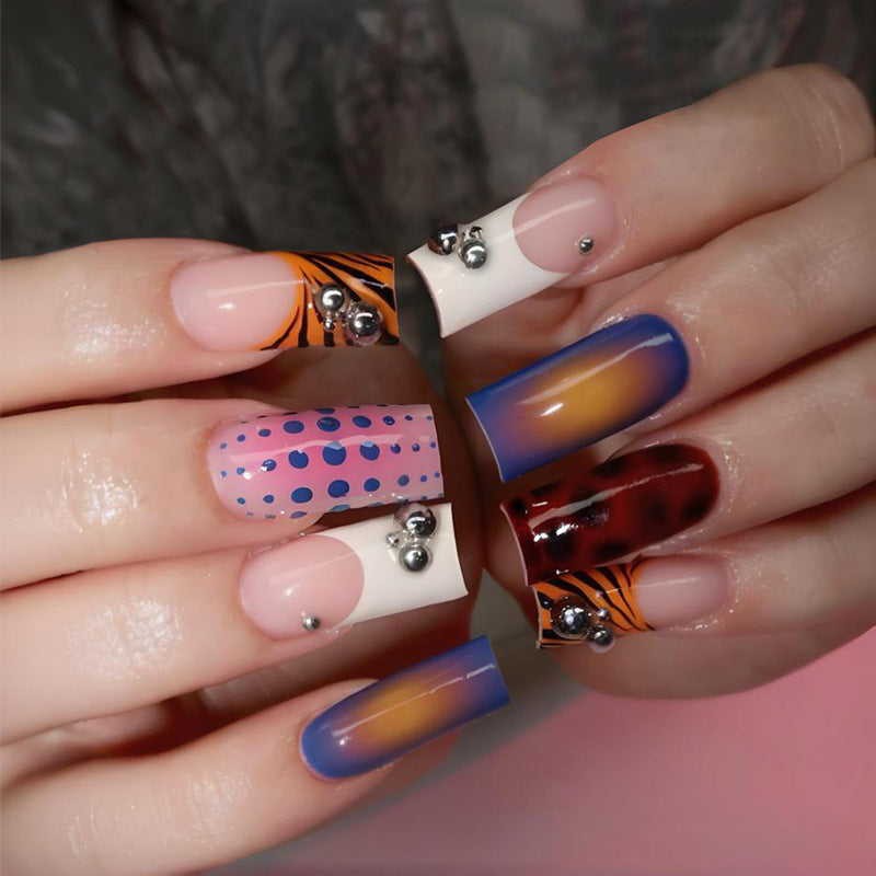 Art nail set with creative decorations Kalsten