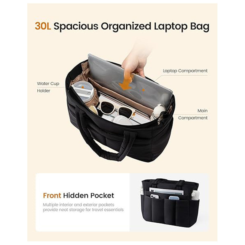 Multifunctional handbag with multiple compartments and insulating function Kalsten