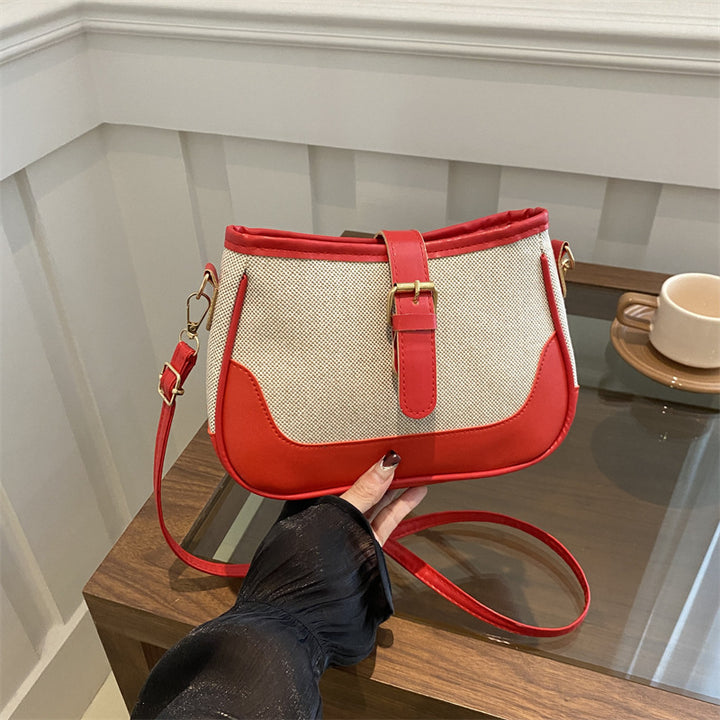 Structured Canvas Handbag