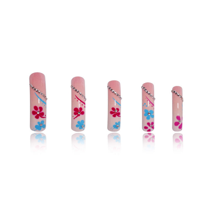 Decorative Floral Press-On Nail Enhancements Kalsten 1789447242