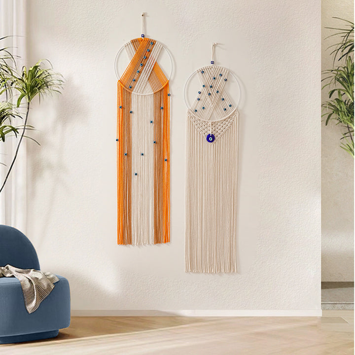 Macramé Decorative Wall Hanging with Circular Ring Kalsten