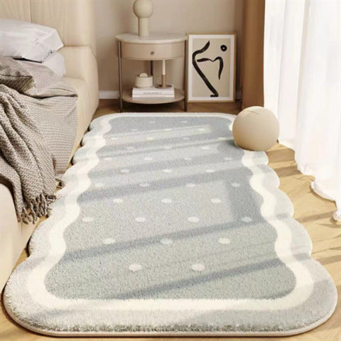 Plush Dotted Area Rug Kalsten