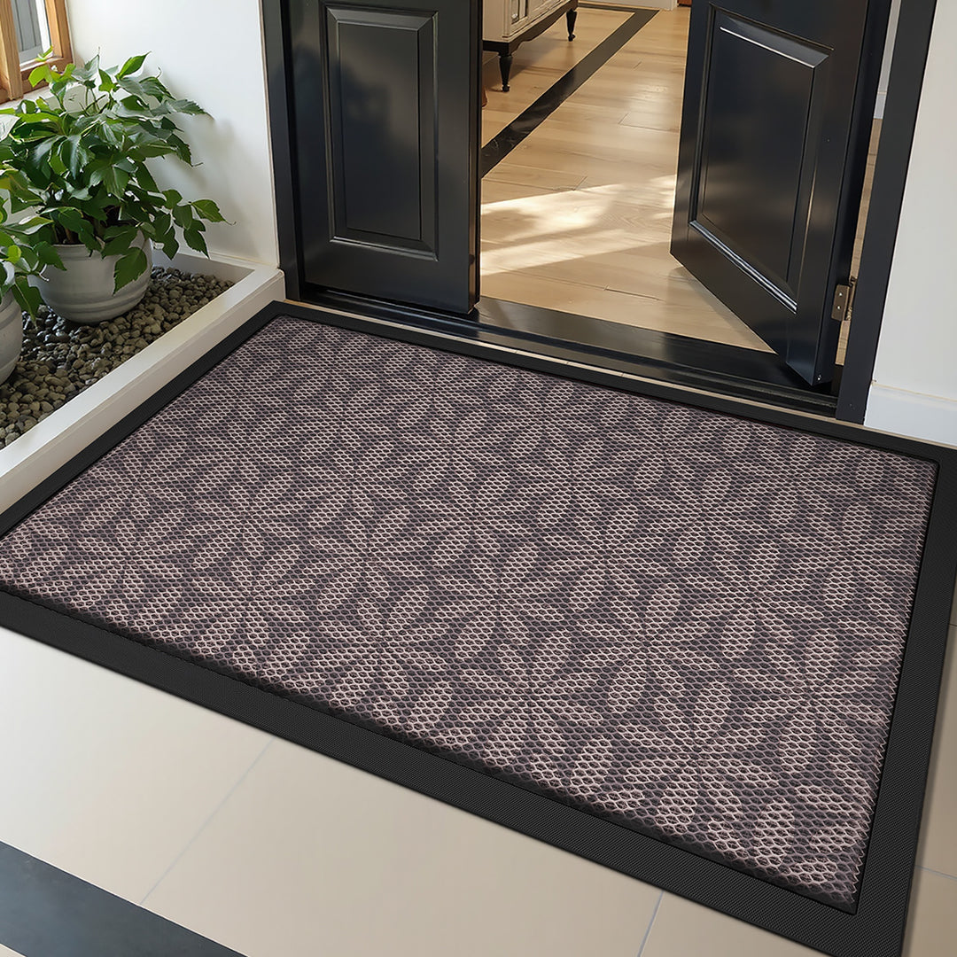 Decorative Geometric Entrance Mat Kalsten