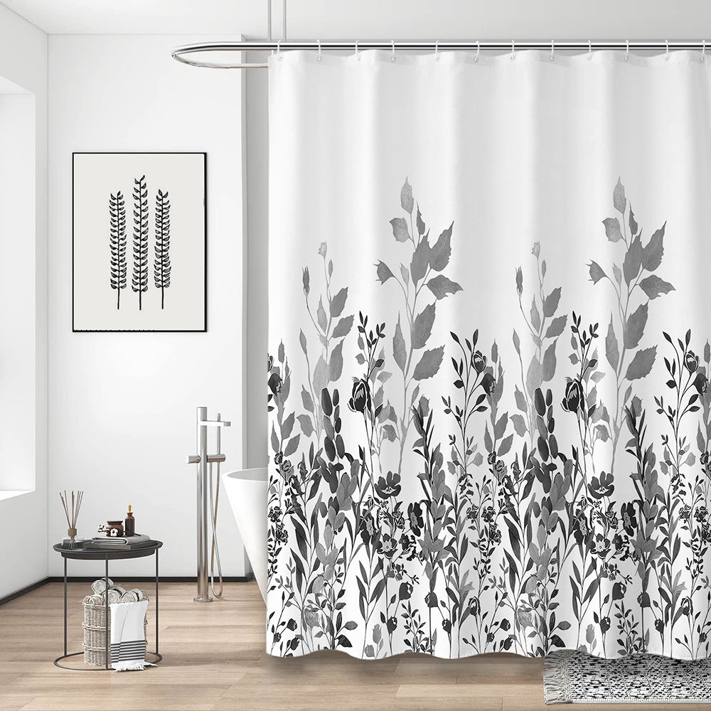 Floral Print Shower Curtain Kalsten
