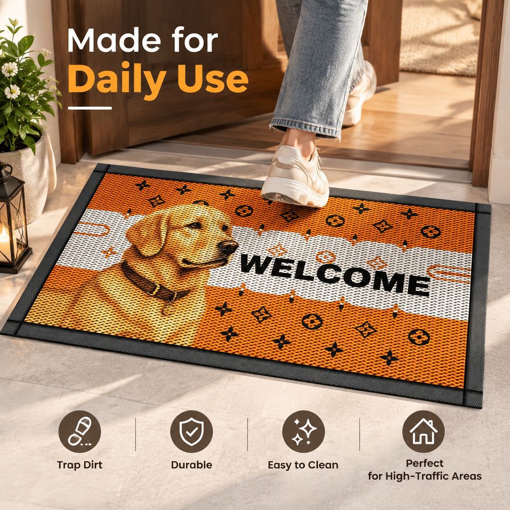 Decorative Entrance Mat Kalsten