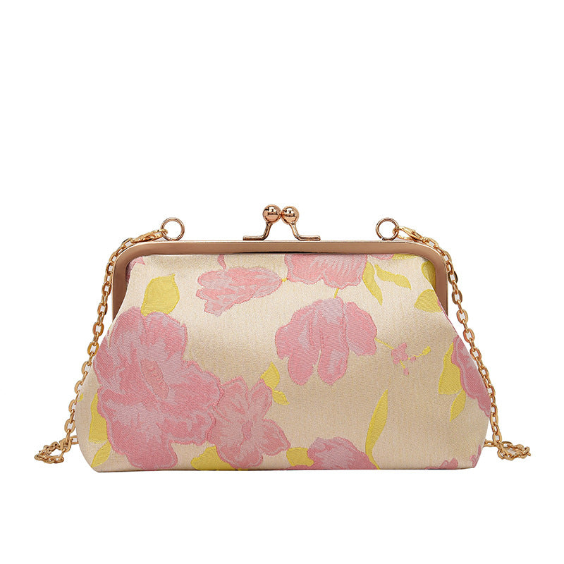 Decorative Floral Clutch